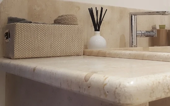 Built-in marble sink P.I.L. Gran min