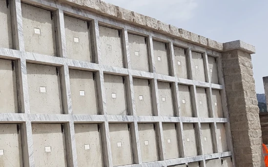Granite coverings for niches