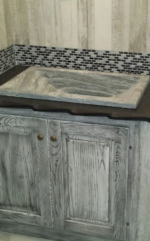 Green marble bathroom furniture P.I.L. Gran min