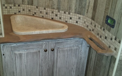 Green marble bathroom furniture P.I.L. Gran min