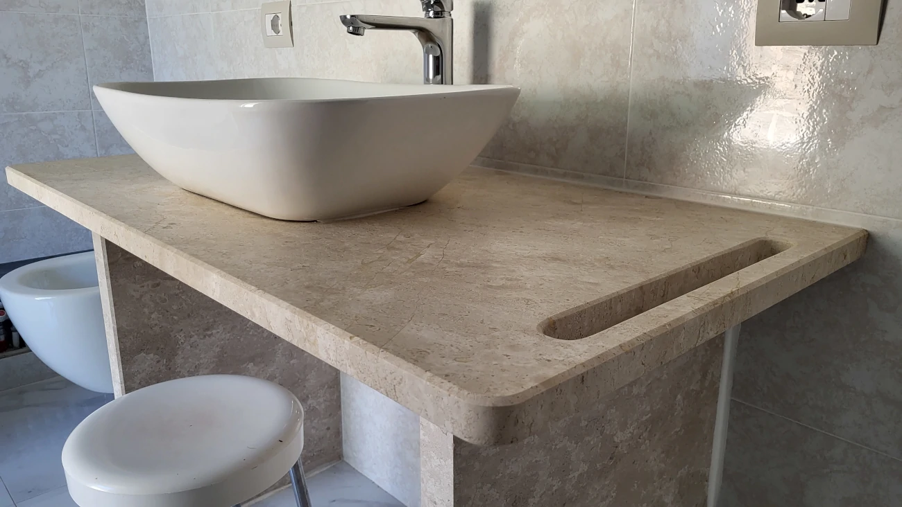 Marble sink base P.I.L. Gran